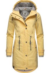 PEAK TIME Regenjacke "L60042" mit Kapuze stylisch taillierter Regenmantel f günstig online kaufen