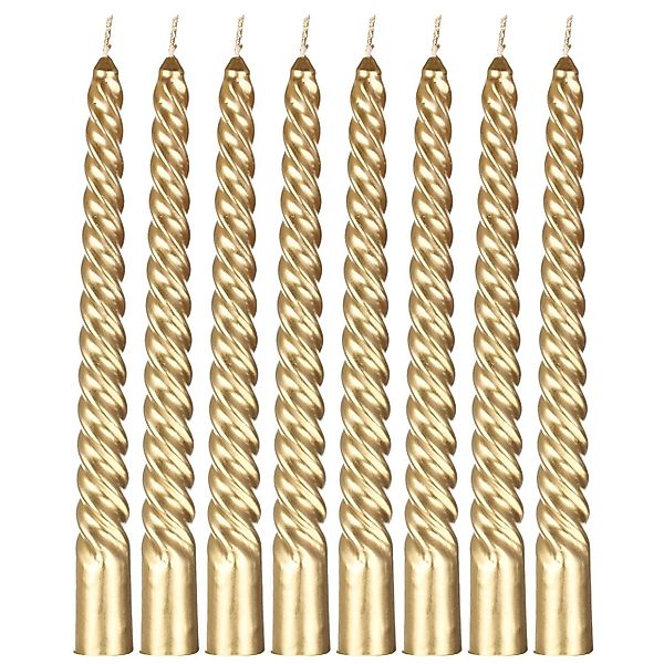 Macosa Home Tafelkerze Spiralkerze Spirale Gold günstig online kaufen