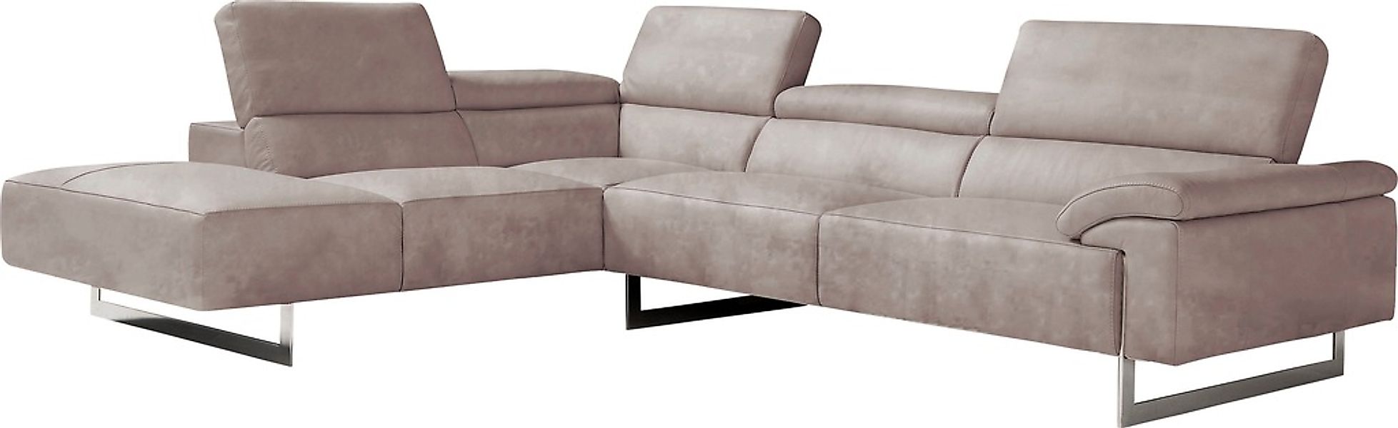 Egoitaliano Ecksofa "Malika, elegant und bequem, Designsofa, L-Form", mit O günstig online kaufen