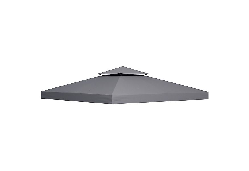 MC Star Pavillon-Ersatzdach für Metallpavillon 3x3m, Dunkelgrau, wetterfest günstig online kaufen
