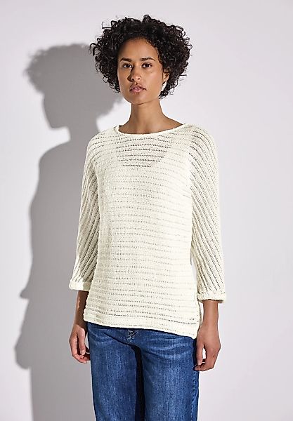 STREET ONE 3/4-Arm-Shirt mit U-Boot-Ausschnitt günstig online kaufen