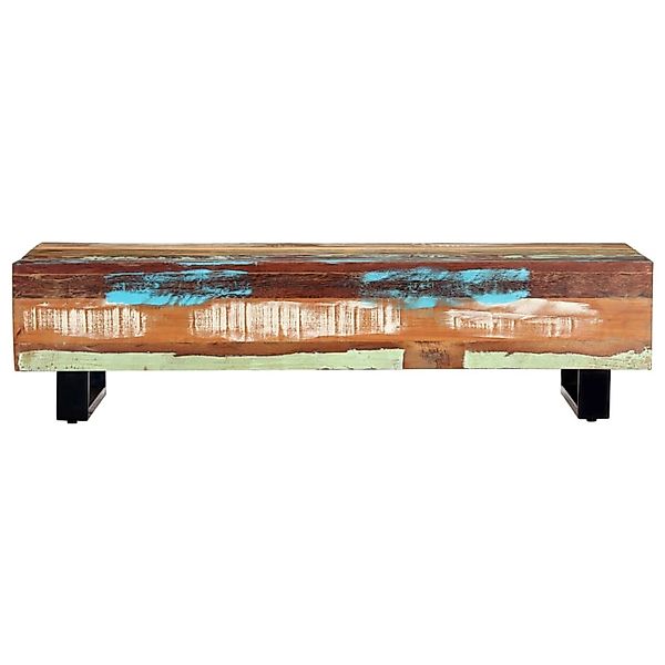 vidaXL Couchtisch 120x50x30 cm Massives Altholz und Stahl günstig online kaufen