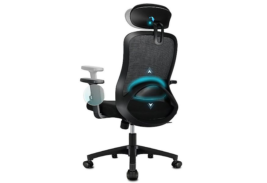 Durrafy Bürostuhl Chefsessel aus Mesh,Ergonomischer Schreibtischstuhl,stuhl günstig online kaufen