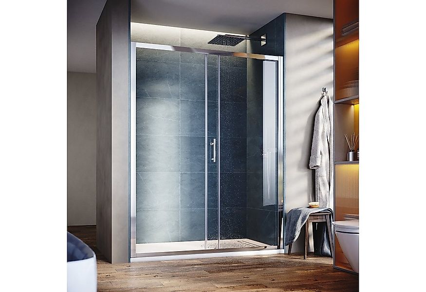 SONNI Eckdusche Duschkabinen,Eckdusche,Einzelschiebetür,100-170 x 185cm, Bx günstig online kaufen