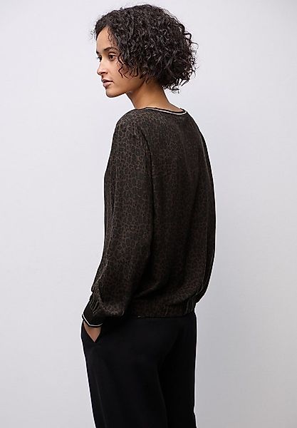STREET ONE Langarmbluse mit Leoprint günstig online kaufen