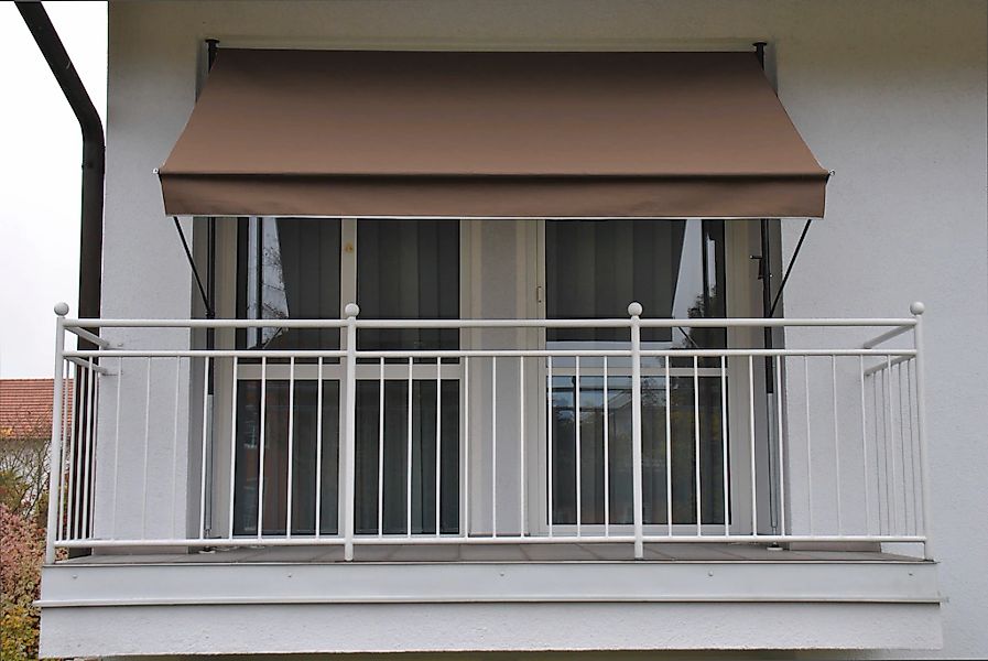 Angerer Freizeitmöbel Klemmmarkise "Style" BxH: 350 x 225-275 cm, Ausfall 1 günstig online kaufen