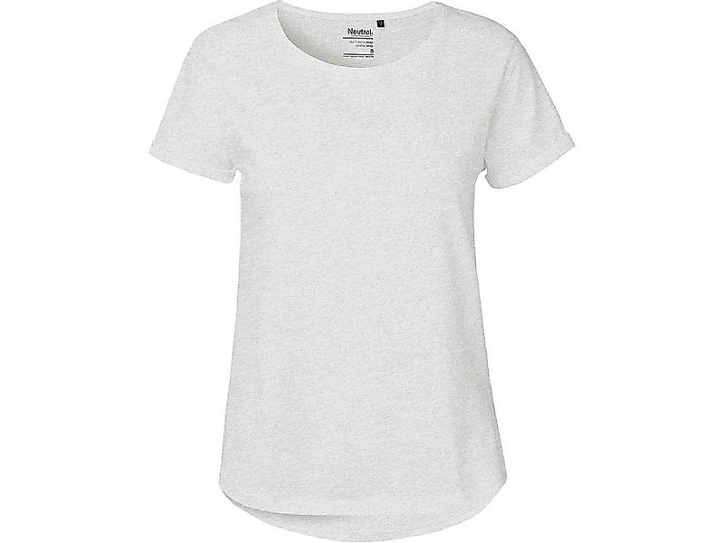 Neutral T-Shirt Neutral Bio-Damen-T-Shirt mit Roll-Up-Ärmeln günstig online kaufen
