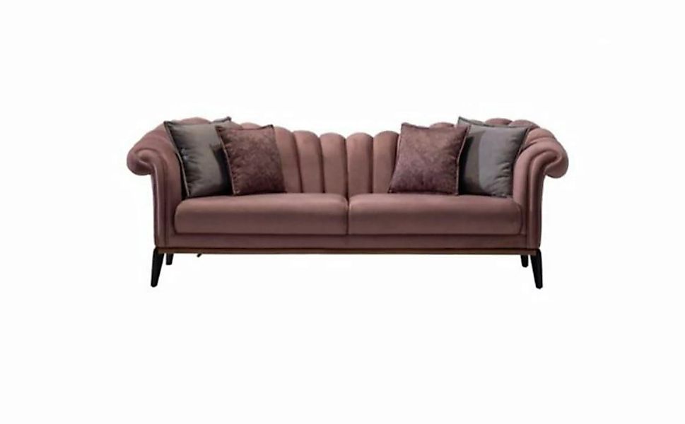 JVmoebel Sofa Dreisitzer Luxus 3 Sitzer Couch Polster Sofa Stoff Textil Cou günstig online kaufen