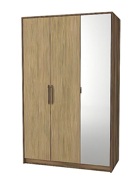 JVmoebel Kleiderschrank Schlafzimmer Kleiderschrank Moderne Möbel Braun Hol günstig online kaufen