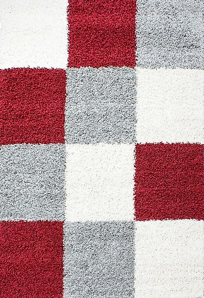 Teppium Teppich Kariert Design, Rechteckig, Höhe: 30 mm, Teppich Wohnzimmer günstig online kaufen