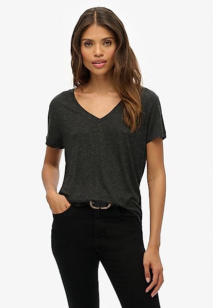 Superdry T-Shirt STUDIOS SLUB EMB VEE günstig online kaufen