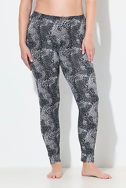 Ulla Popken Leggings Leggings Leomuster schmales günstig online kaufen