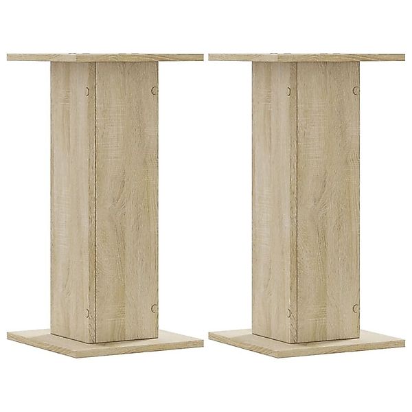 vidaXL Blumenständer Pflanzenständer 2 Stk. Sonoma-Eiche günstig online kaufen