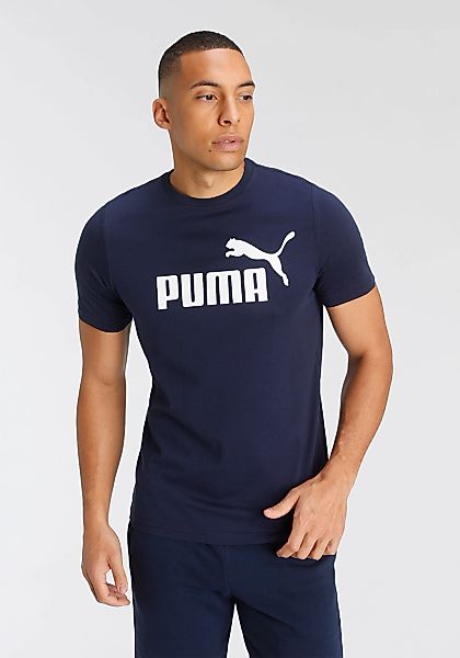 PUMA T-Shirt "ESS LOGO TEE" sportlicher Stil, Kurzarmdesign, aus Baumwolle günstig online kaufen