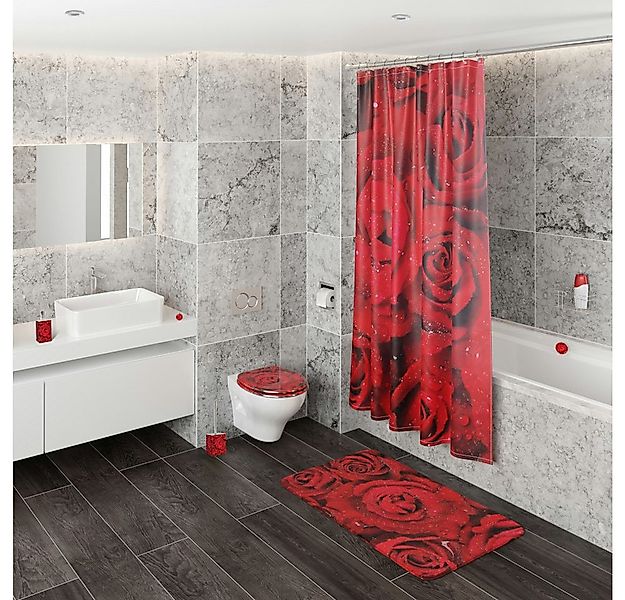 Sanilo Badaccessoire-Set Rosen, WC-Bürste und Seifenspender, 2 tlg., 2-tlg. günstig online kaufen