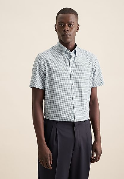 seidensticker Businesshemd Slim Slim Kurzarm Button-Down-Kragen günstig online kaufen