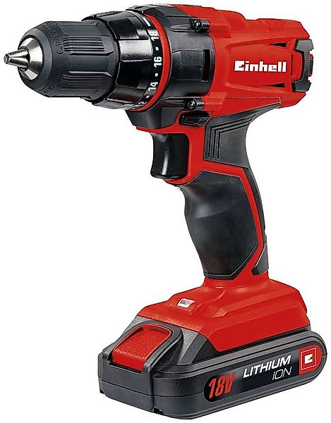 Einhell Akku-Bohrschrauber TC-CD 18-2 Li, max. 1250 U/min, inkl. Akku & Lad günstig online kaufen