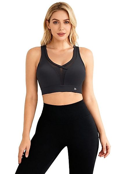 Yvette Sport-BH U oder X-Rücken Verstellbar Träger Starker Halt Fitness, E1 günstig online kaufen