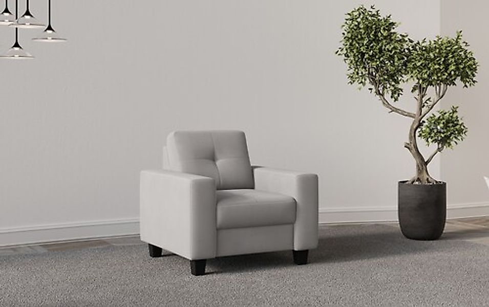 Places of Style Sessel »Varese«, Kreuznaht in beige günstig online kaufen
