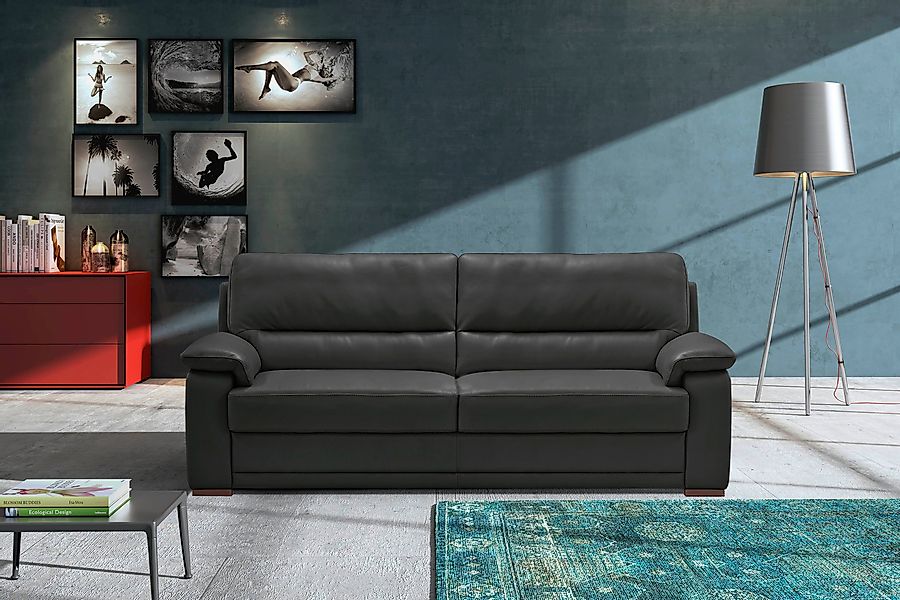 Egoitaliano 2,5-Sitzer Doris, modernes Designersofa, Ledersofa günstig online kaufen