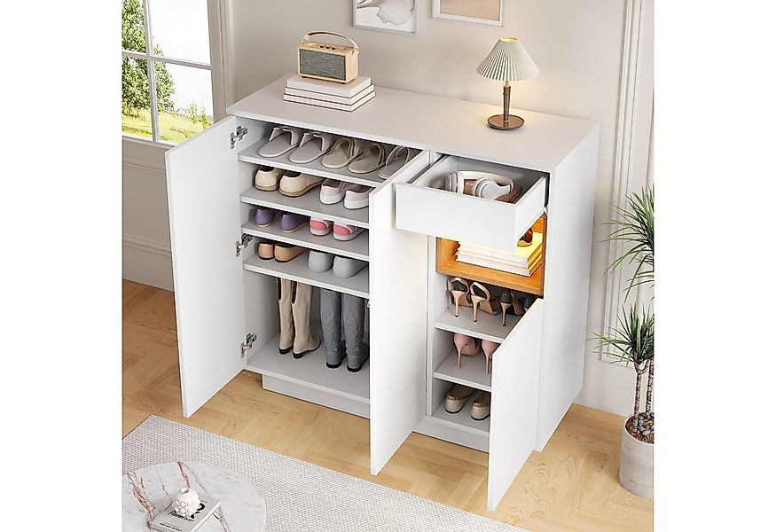 STILVORA Schuhschrank mit Schublade,Aufwahrungsschrank Schuhregal mit verst günstig online kaufen
