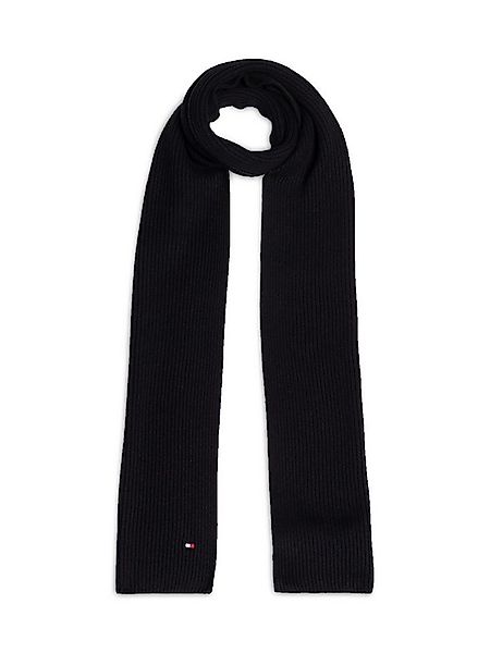 Tommy Hilfiger Strickschal TH FLAG PIMA COTTON CASH SCARF, mit Logostickere günstig online kaufen