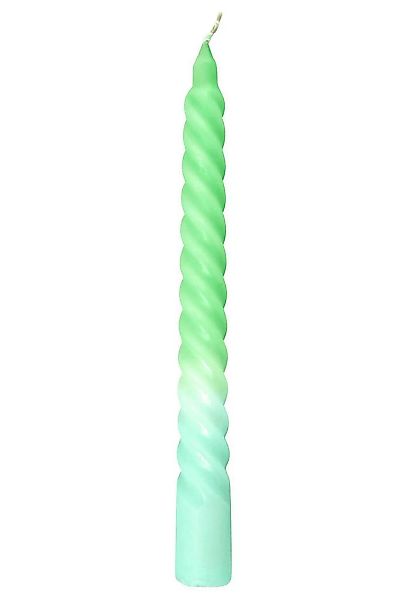 Rice Gedrehte Stabkerze Mint Salbeigrün Twisted Candle Spiralkerze 2-farbig günstig online kaufen