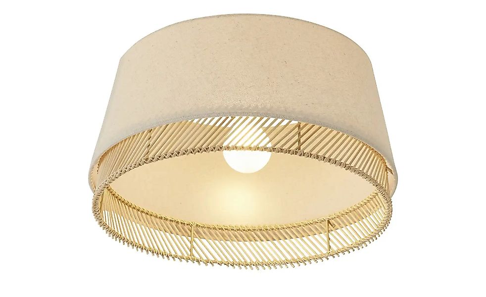 Deckenleuchte  Tabley ¦ holzfarben ¦ Maße (cm): H: 23,5  Ø: 38 Lampen & Leu günstig online kaufen