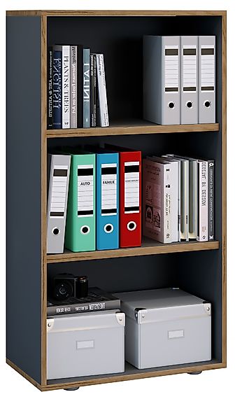 VCM Aktenregal "Holz Büro Regal Bücher Ordner Aktenregal Salia 3f" günstig online kaufen