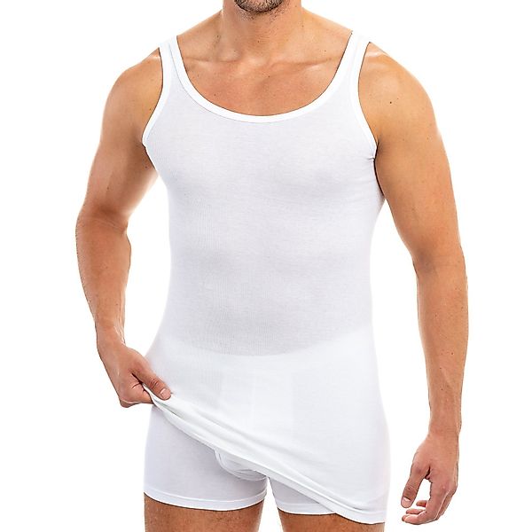 HERMKO Unterhemd 3007 extralanges Herren Unterhemd günstig online kaufen