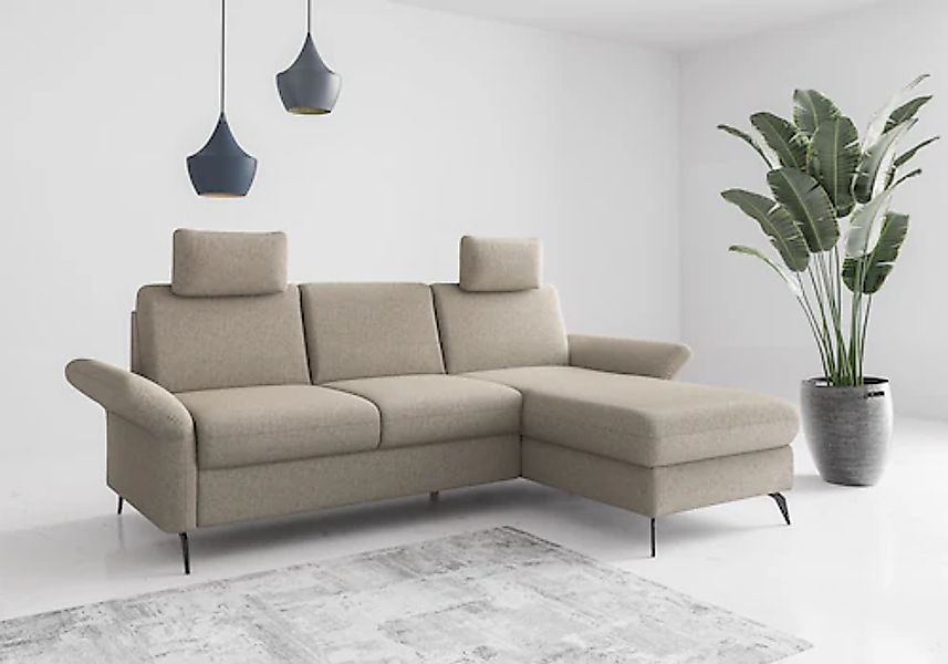 Home affaire Ecksofa "Rochelle", wahlweise mit Bettfunktion, Bettkasten und günstig online kaufen