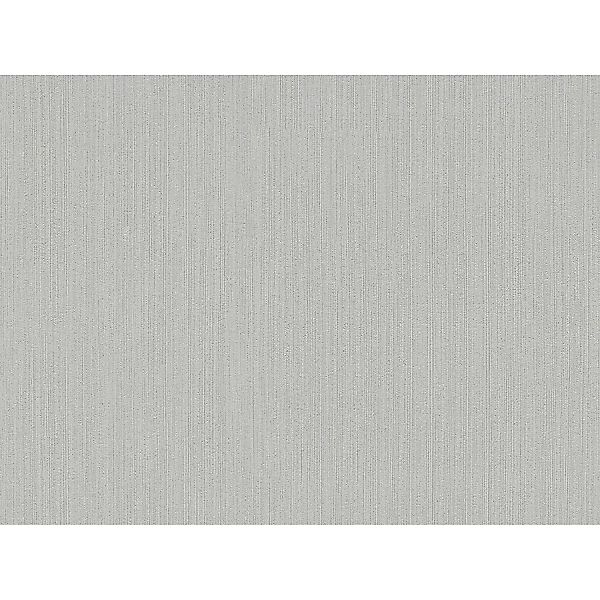 Bricoflor Graue Vliestapete Einfarbig Uni Tapete in Silber Grau Dezent mit günstig online kaufen