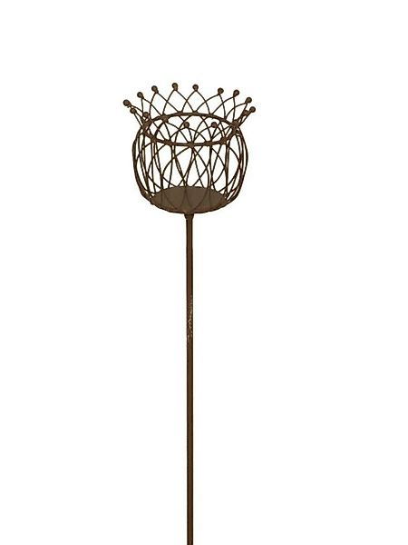 finehomegarden Gartenstecker Korb am Stab Pflanzkorb günstig online kaufen