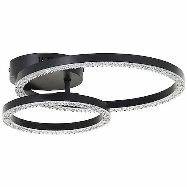 BreLight LED Deckenleuchte »Aurelia«, Kristalloptik, 30 x 40 cm, 2300 lm, 3 günstig online kaufen