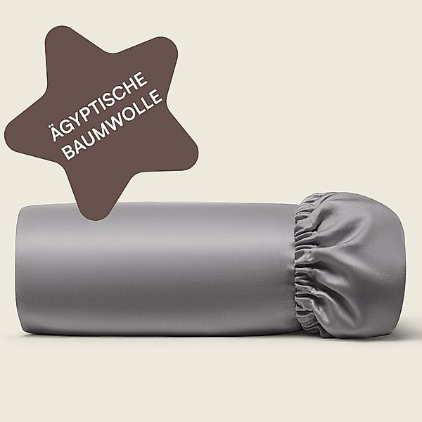 Amqua Spannbettlaken, Premium Mako Satin Spanntuch, günstig online kaufen