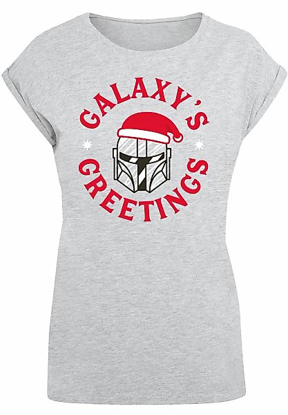 F4NT4STIC T-Shirt "Star Wars Mando Galaxy´s Greetings", Premium Qualität günstig online kaufen