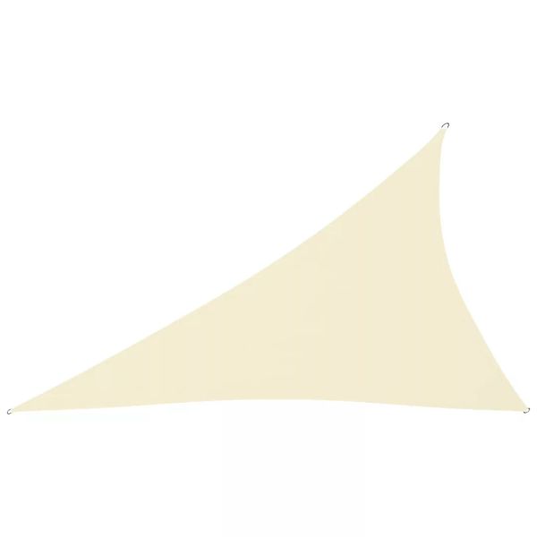 Sonnensegel Oxford-gewebe Dreieckig 4x5x6,4 M Cremeweiß günstig online kaufen