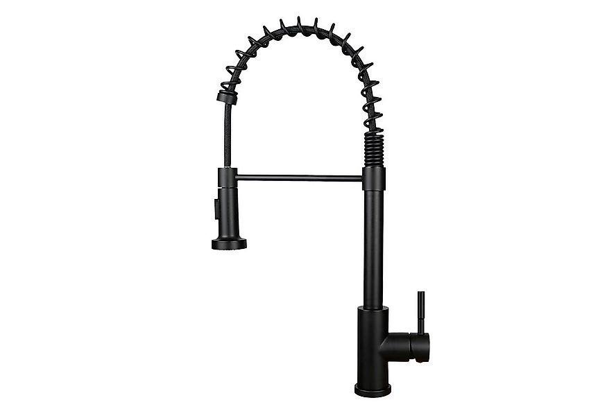 ZMH Küchenarmatur Schwarz Wasserhahn Brause ausziehbar Schwenkbar Küche Bad günstig online kaufen