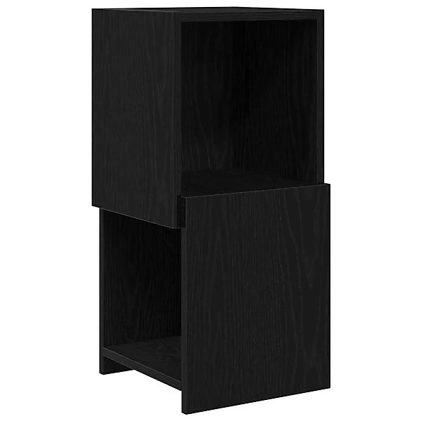 vidaXL Eckschrank Schwarz Eichen-Optik 30,5x30x65cm Holzwerkstoff 889838 günstig online kaufen