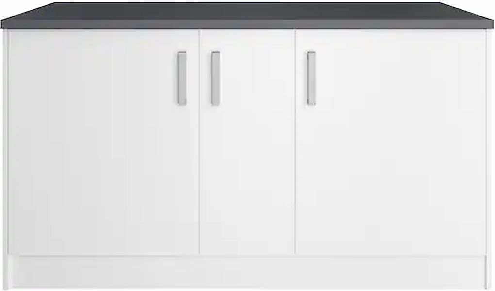 KOCHSTATION Kücheninsel »KS-Toronto« Breite 153 cm, MDF-Fronten, Flaschenre günstig online kaufen