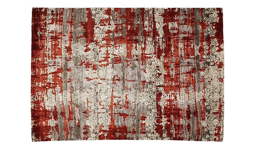 Kurzflorteppich - rot - Viskose - 90 cm - Teppiche > Wohnteppiche > Vintage günstig online kaufen