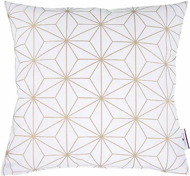 TOM TAILOR HOME Dekokissen »GOLDEN CHRYSTALS«, Kissenhülle ohne Füllung, 1 günstig online kaufen