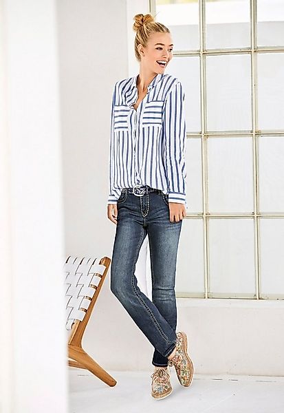 heine Klassische Bluse Streifenbluse Langarm günstig online kaufen