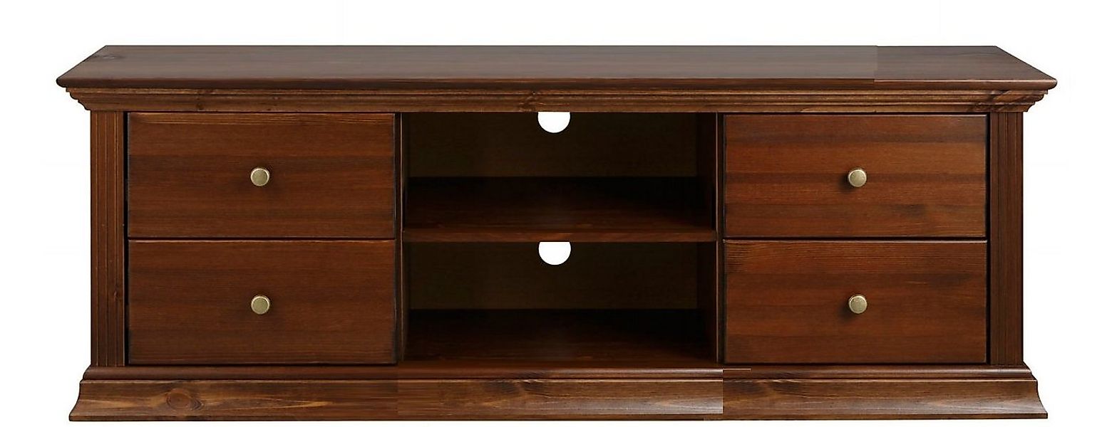 Clever-Moebel TV-Schrank TV Lowboard aus Kiefernholz TV Schrank im Landhaus günstig online kaufen