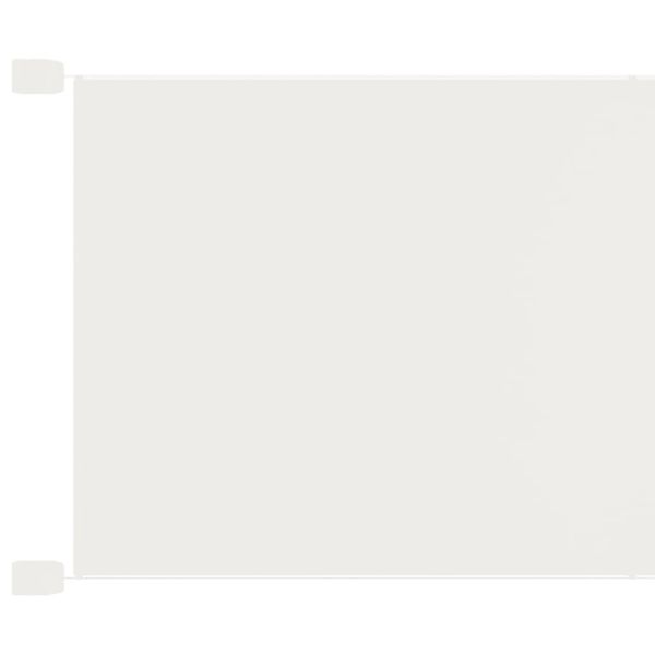 furnicato Senkrechtmarkise Weiß 140x600 cm Oxford-Gewebe günstig online kaufen
