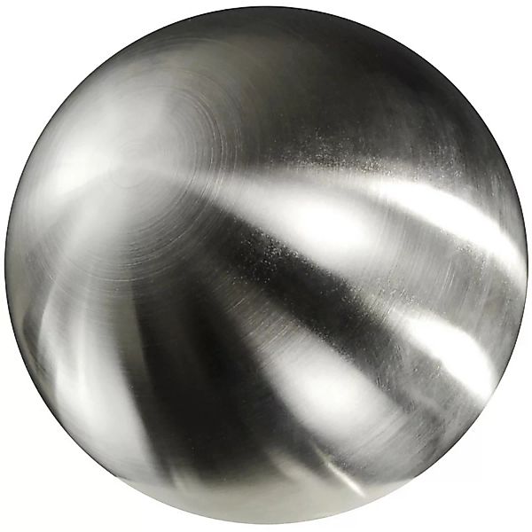 Dekokugel Edelstahl Silber matt Ø 10 cm günstig online kaufen