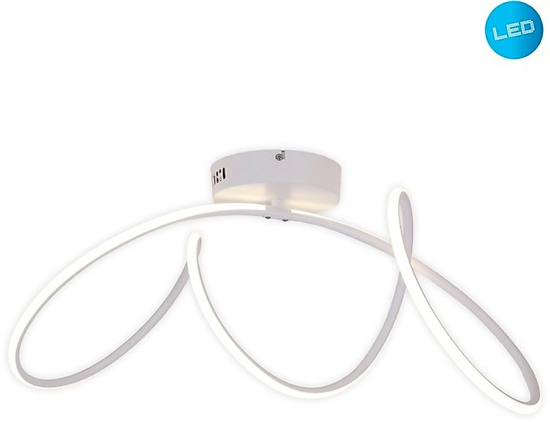 näve LED Deckenleuchte »Odrive« LED-Modul 1 Stk. Warmweiß schleifenähnlich günstig online kaufen