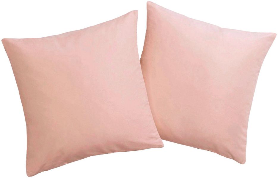 my home Dekokissen "Raja" einfarbig, Kissenhüllen ohne Füllung, 40 x 40 cm, günstig online kaufen