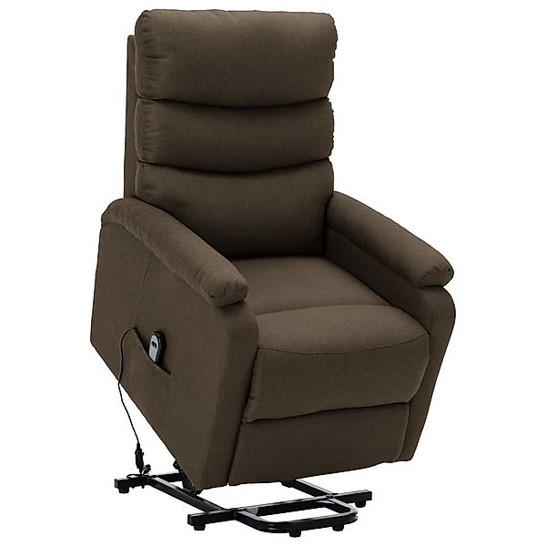 vidaXL Sessel Aufstehsessel Braun Stoff (1-St) günstig online kaufen