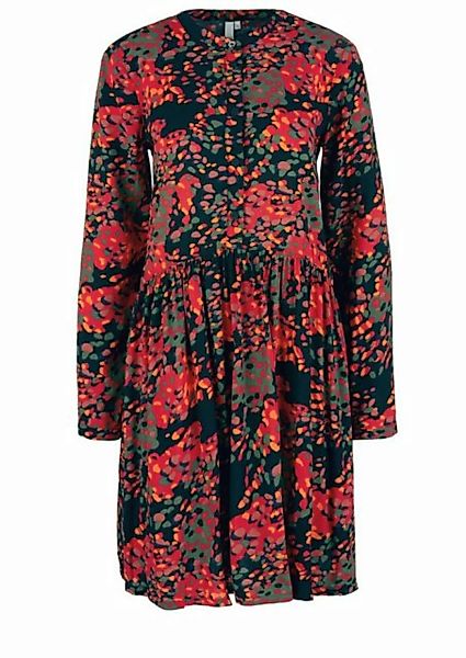 QS A-Linien-Kleid Viskosekleid günstig online kaufen